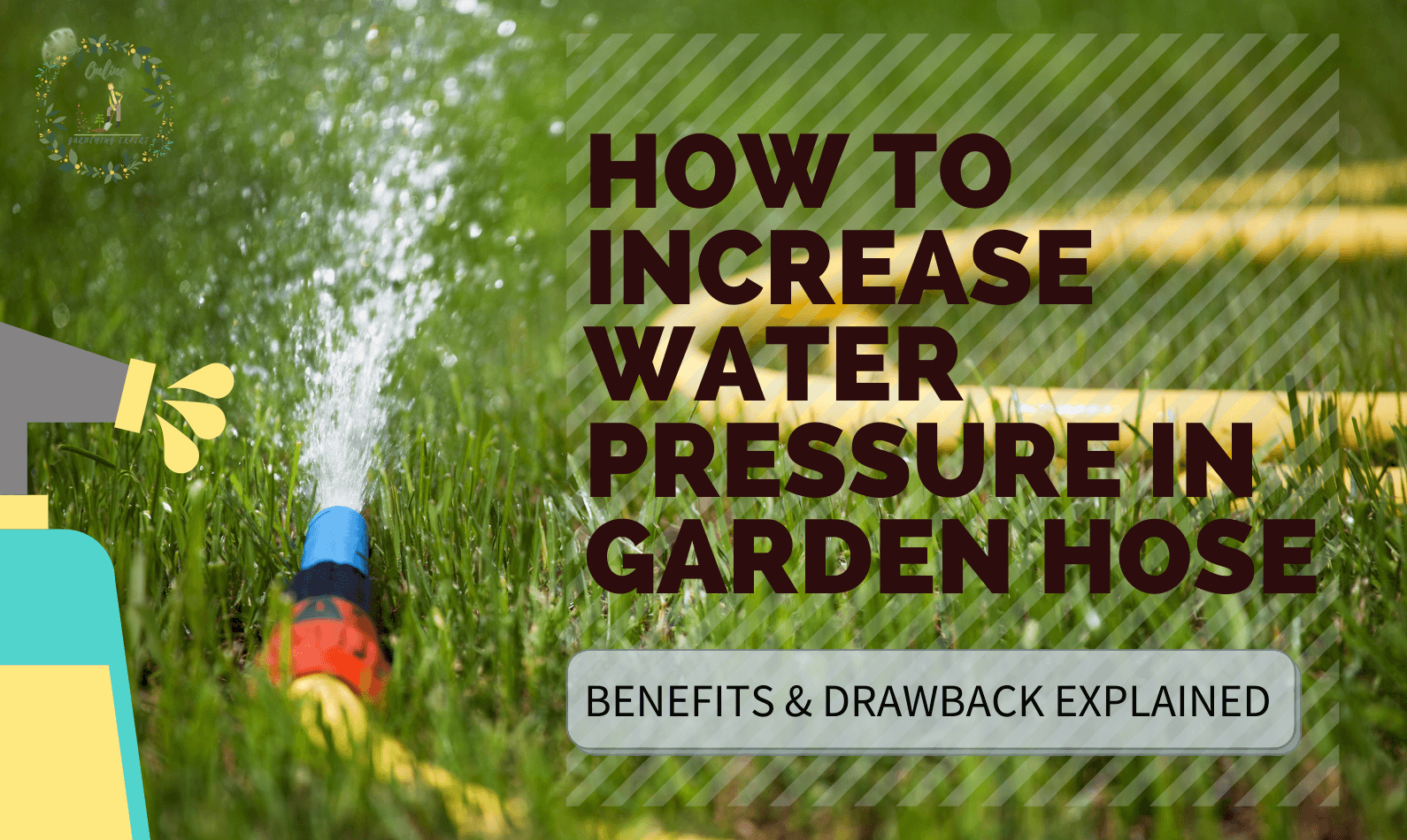 how to increase water pressure in garden hose
